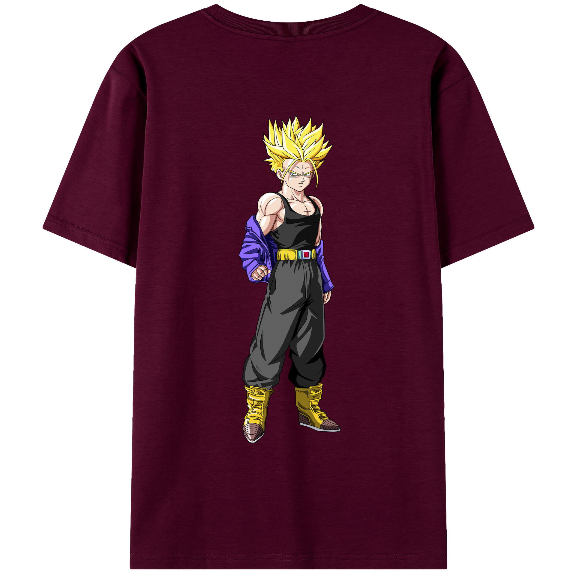 （画像用） ドラゴンボール トランクス（Torankusu）DRAGON BALL Trunks レディース半袖Tシャツ(バックプリント)